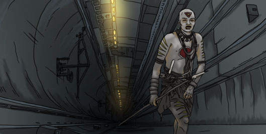 The_Seventh_Rule_Main Cheeseburger Brown's The Seventh Rule, illustration by the author